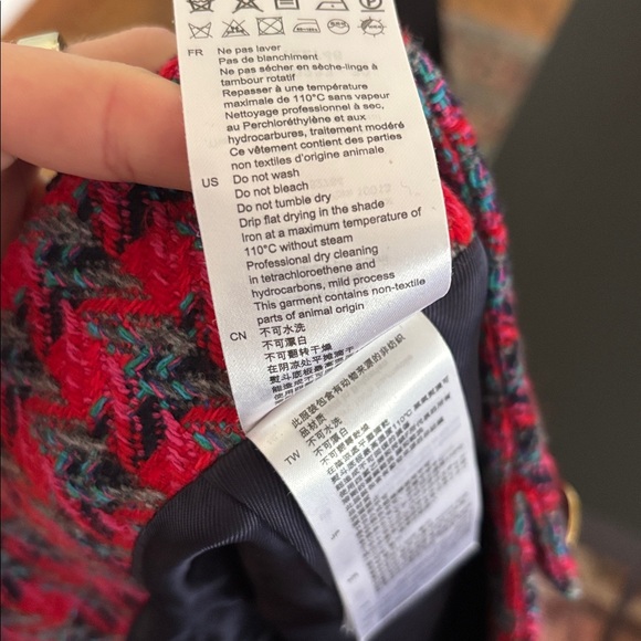 Sandro Paris Efira Button-Detailed Tweed Mini Skirt | Like New - Picture 12 of 12